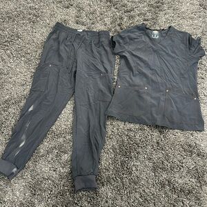 Dickies scrub set, gray, size medium